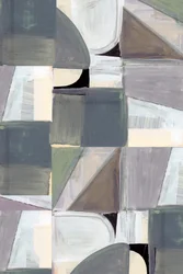 Geometric Patchwork Abstract