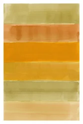 Golden Orange Green Stripes