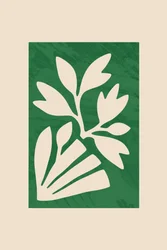 Minimal Botanical Cutout