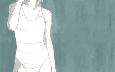 Minimalist Bathing Figure