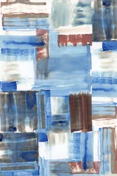 Modern Blue Blocks