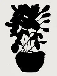 Modern Botanical Silhouette