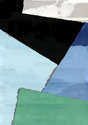 Modern Color Block Shapes