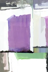 Modern Purple Green Abstract