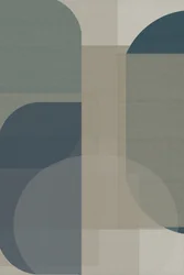 Muted Geometric Forms