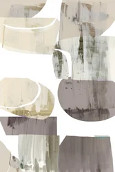 Muted Organic Abstract Shapes