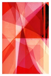 Red Geometric Layers