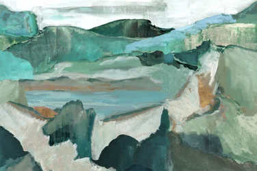 Serene Abstract Landscape