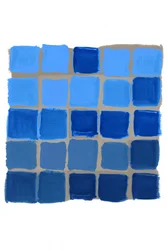 Shades of Blue Grid