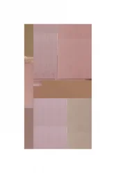 Soft Blush Geometric Abstract