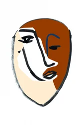 Split Face Portrait