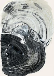 Swirling Monochrome Abstract