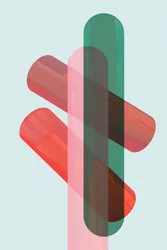 Translucent Geometric Shapes