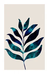Tropical Blue Leaf