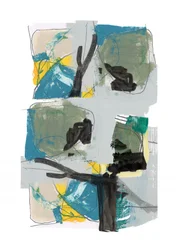 Vibrant Forest Abstract