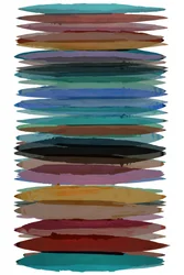 Vibrant Horizontal Strokes