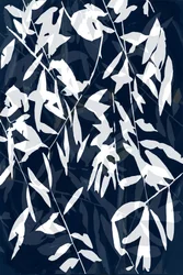 White Leaves Pattern