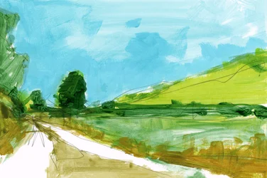 Winding Country Path