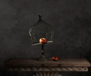 Moody Apple Still Life