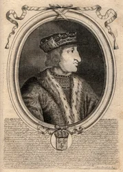 Portrait of Charles VI (1368-1422), King of France