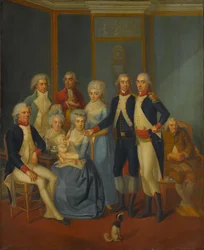 Portrait of a Military Family, ca. 1789-90
