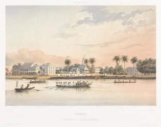 Government House and Square in Paramaribo