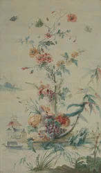 Flowers and Chinoiserie, 18th century