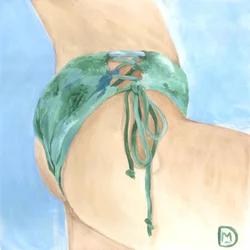 Laced Green Bikini