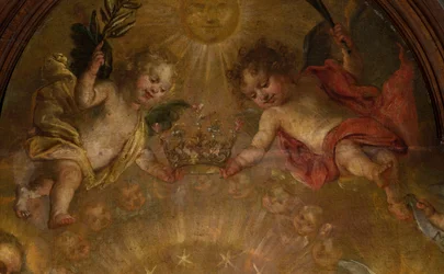 Parish Church (Sint-Walburgakerk). Painting. Nicolas De Liemaeckere