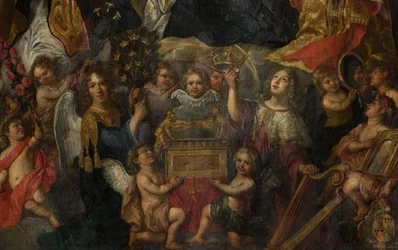 Parish Church (Sint-Walburgakerk). Painting. Nicolas De Liemaeckere