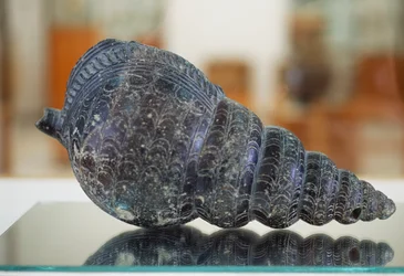Triton-shell Rhyton from the Palace of Malia, Crete, Greece, Minoan Civilization