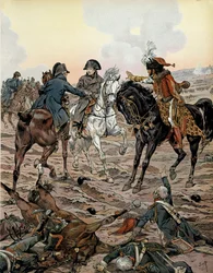 Campaign of Austria (1805): At the Battle of Ulm, Louis Alexandre Berthier and Joachim Murat asked the Emperor to move away from the battlefield for his safety