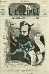Cartoon by Emile Keratry, French Politician