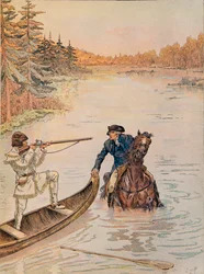 Georges Washington plays the hunting guard on his lands