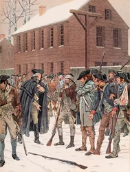 George Washington Tries to Reason Some of the Mutineers of the Army During the War of Independence