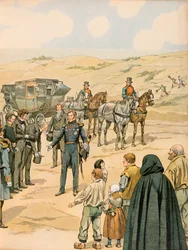 Leopold I Welcomed in La Panne by Belgian Authorities (July 17)