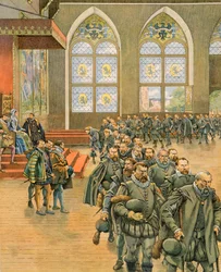 History of Belgium: The Gueux Present Their Respectful Remonstrances to Marguerite de Parma in 1566