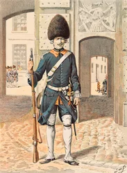 Outfit of French Troops: 8th Regiment of the Royal Guard (1815)