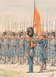 Outfit of French Troops: Light Infantry Handlebar