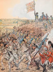 The French During the Battle of Yorktown in October 1781 During the War of Independence