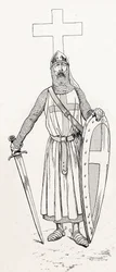 Knight of Louis IX in Crusade Costume