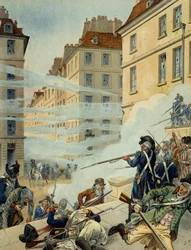 Royalist insurrection against the Convention on October 5