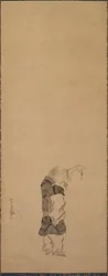 Kenshu, Monk with Shrimp