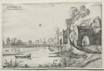Landscape with a River and a Gatehouse